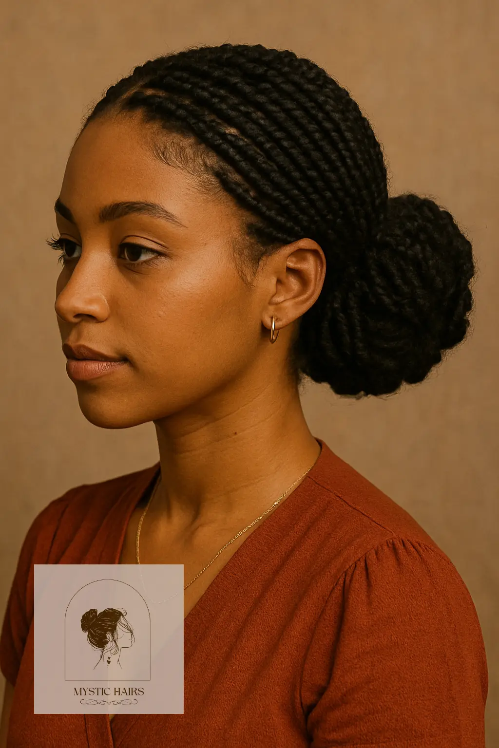 Mini Twists Into Side Bun