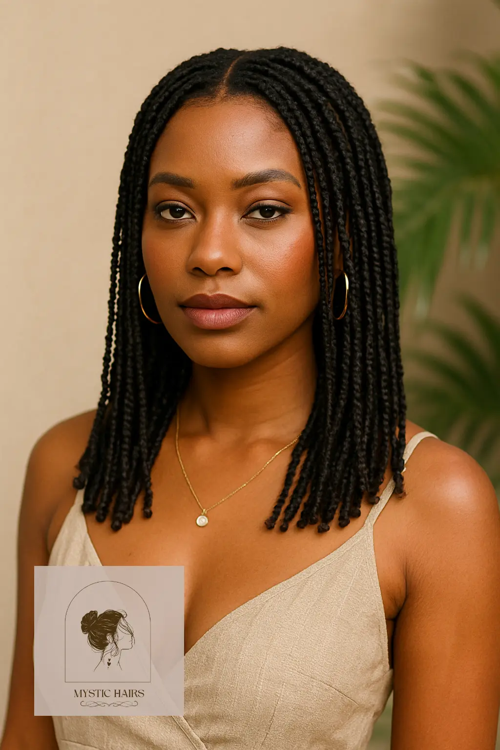 Mini Twists With Middle Part