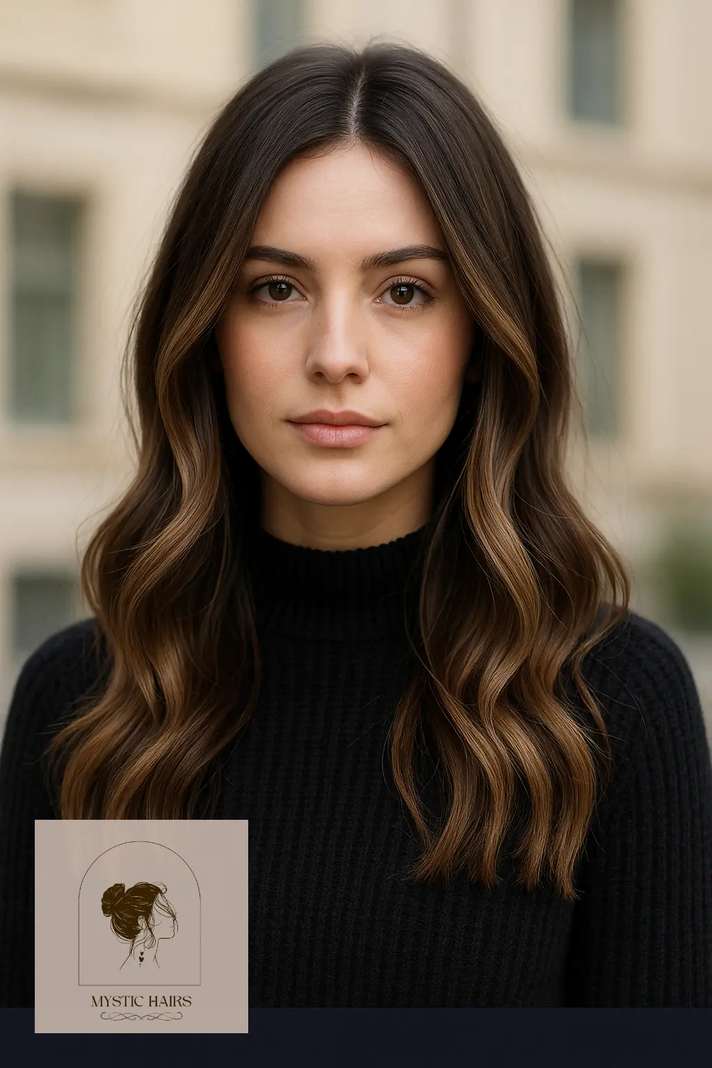 Mocha Balayage with Soft Highlights