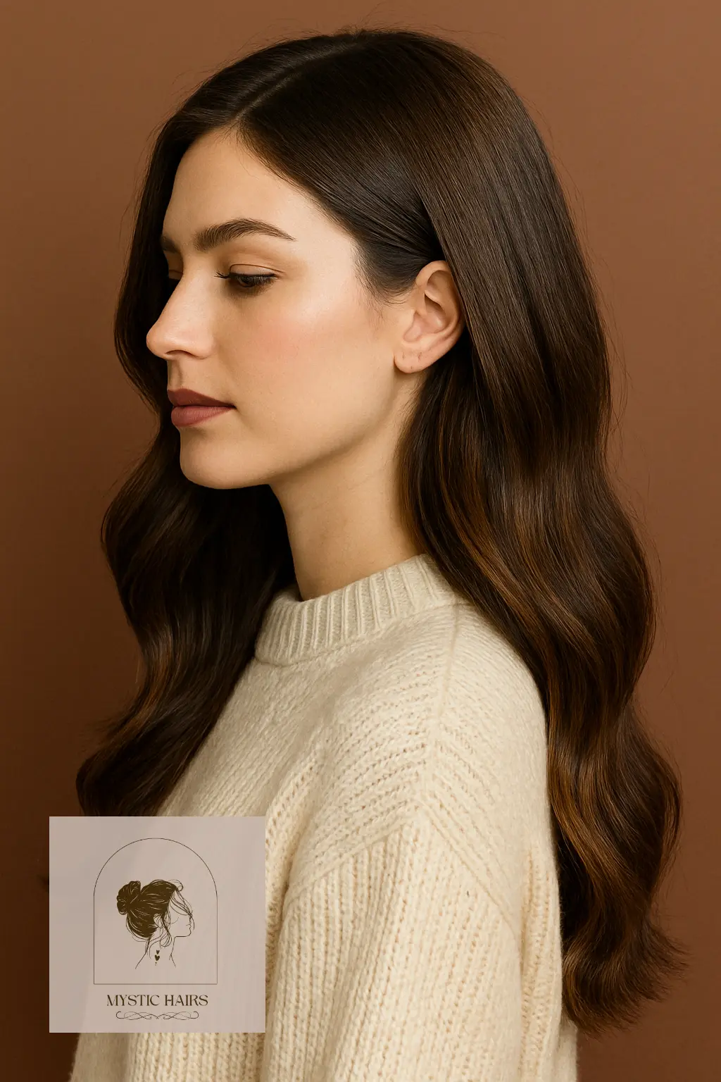 Mocha Brunette with Subtle Gold Dust