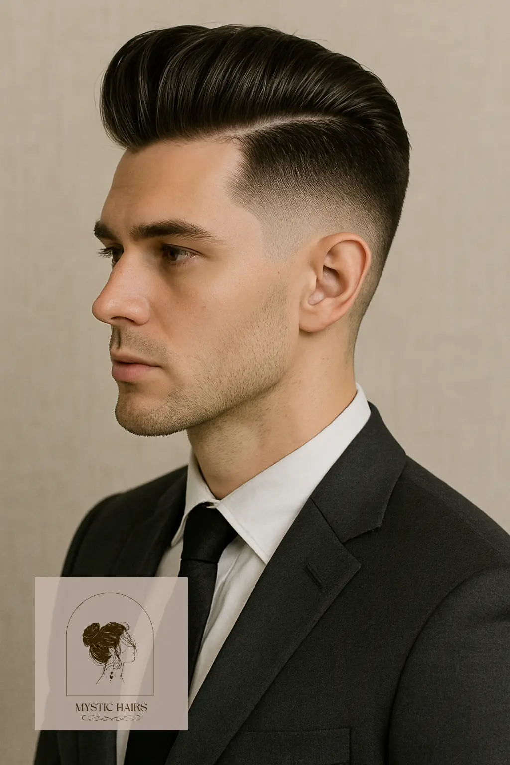 Modern Pompadour with Fade