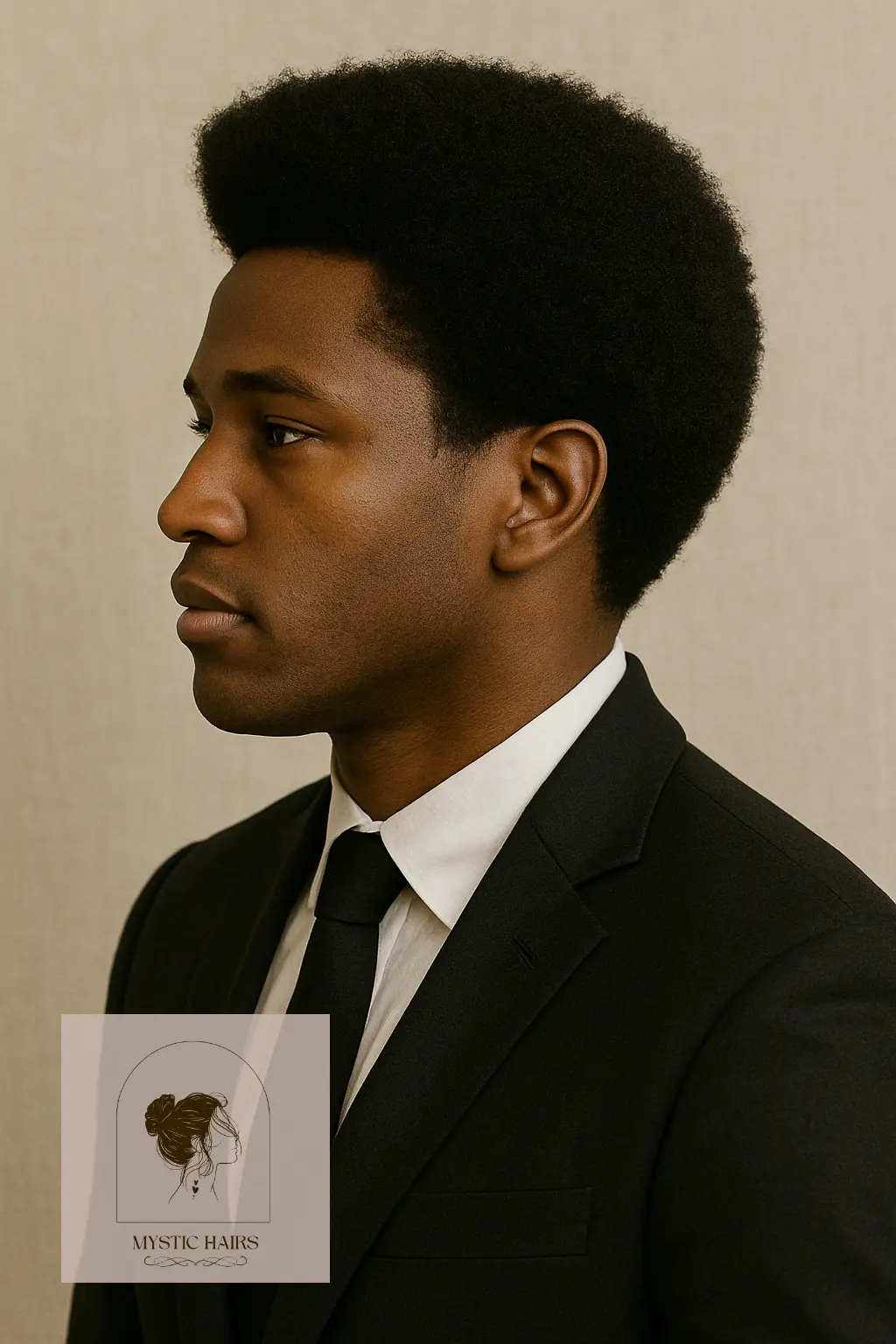 Natural Afro with Defined Shape