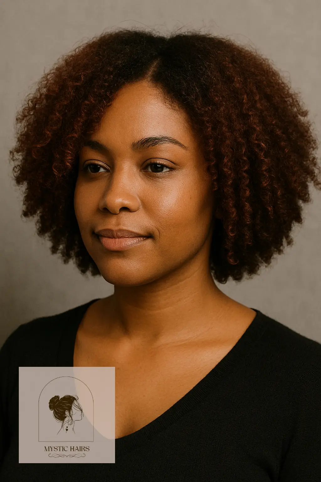 Natural Bob with Warm Cinnamon Tint