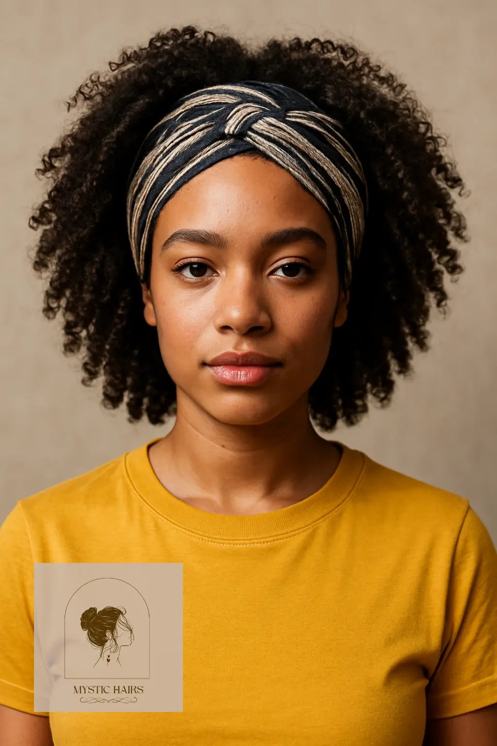 Natural Curls with Turban Headband