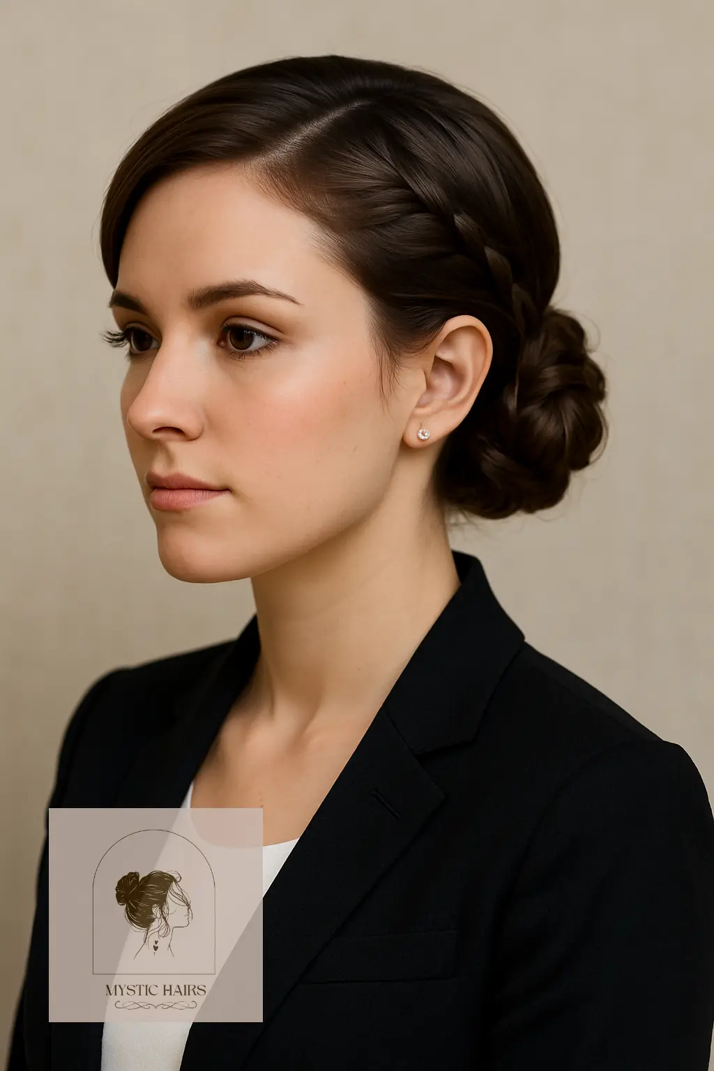 Petite Braided Side Bun