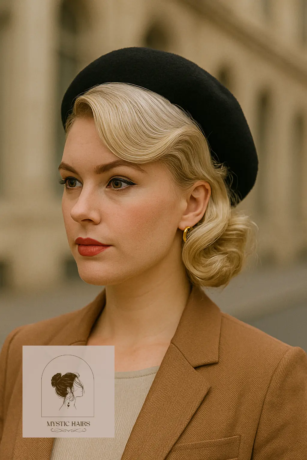 Pin Curl Side Sweep