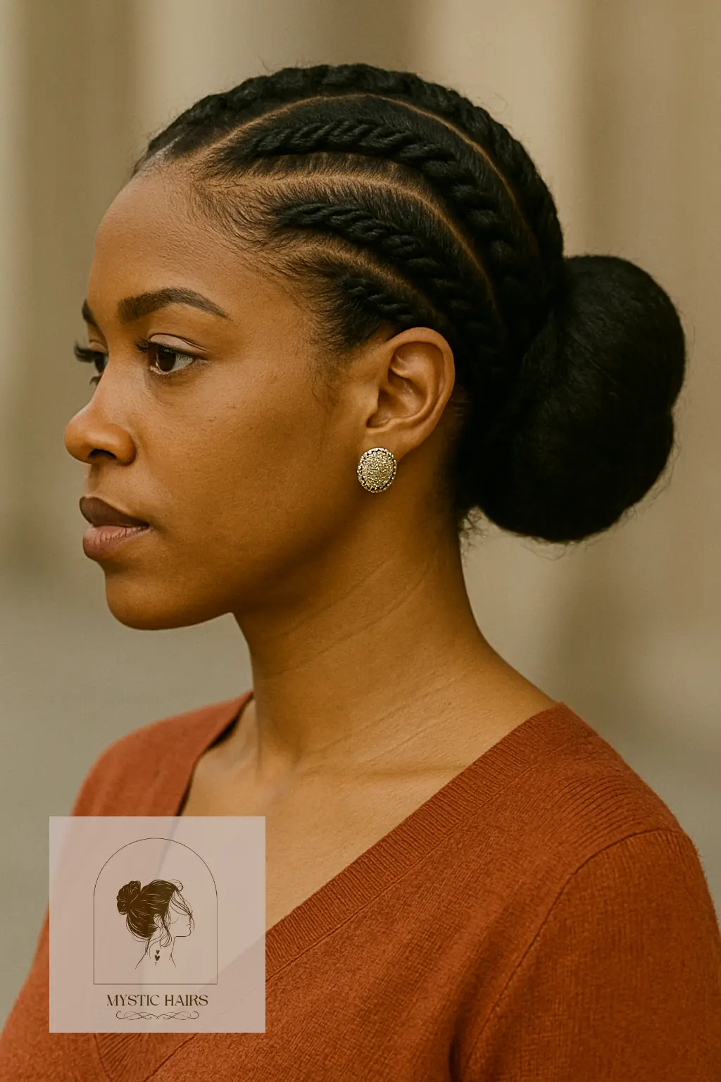 Pinned Flat Twists into Bun