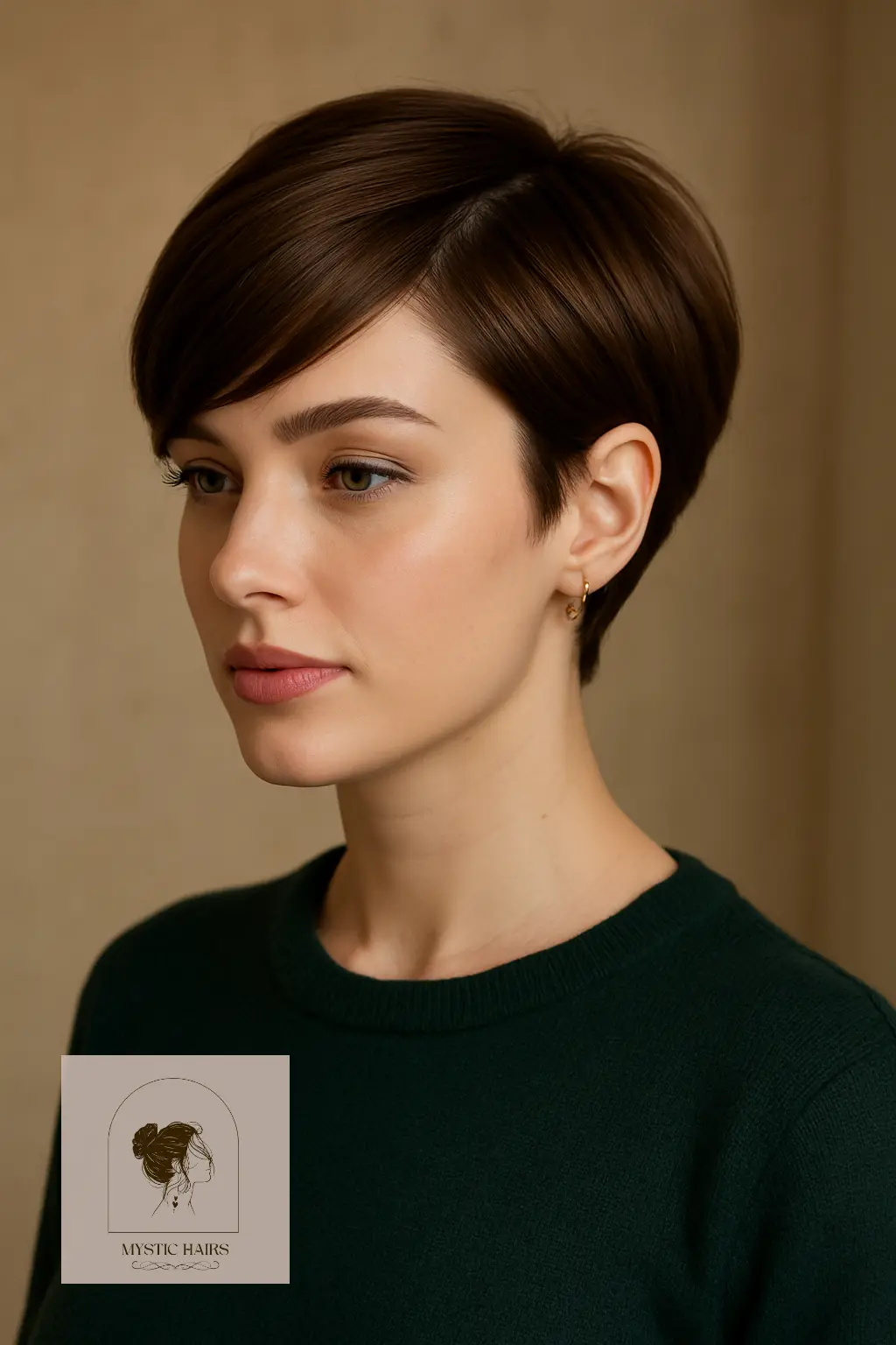Polished Pixie with Side Bang