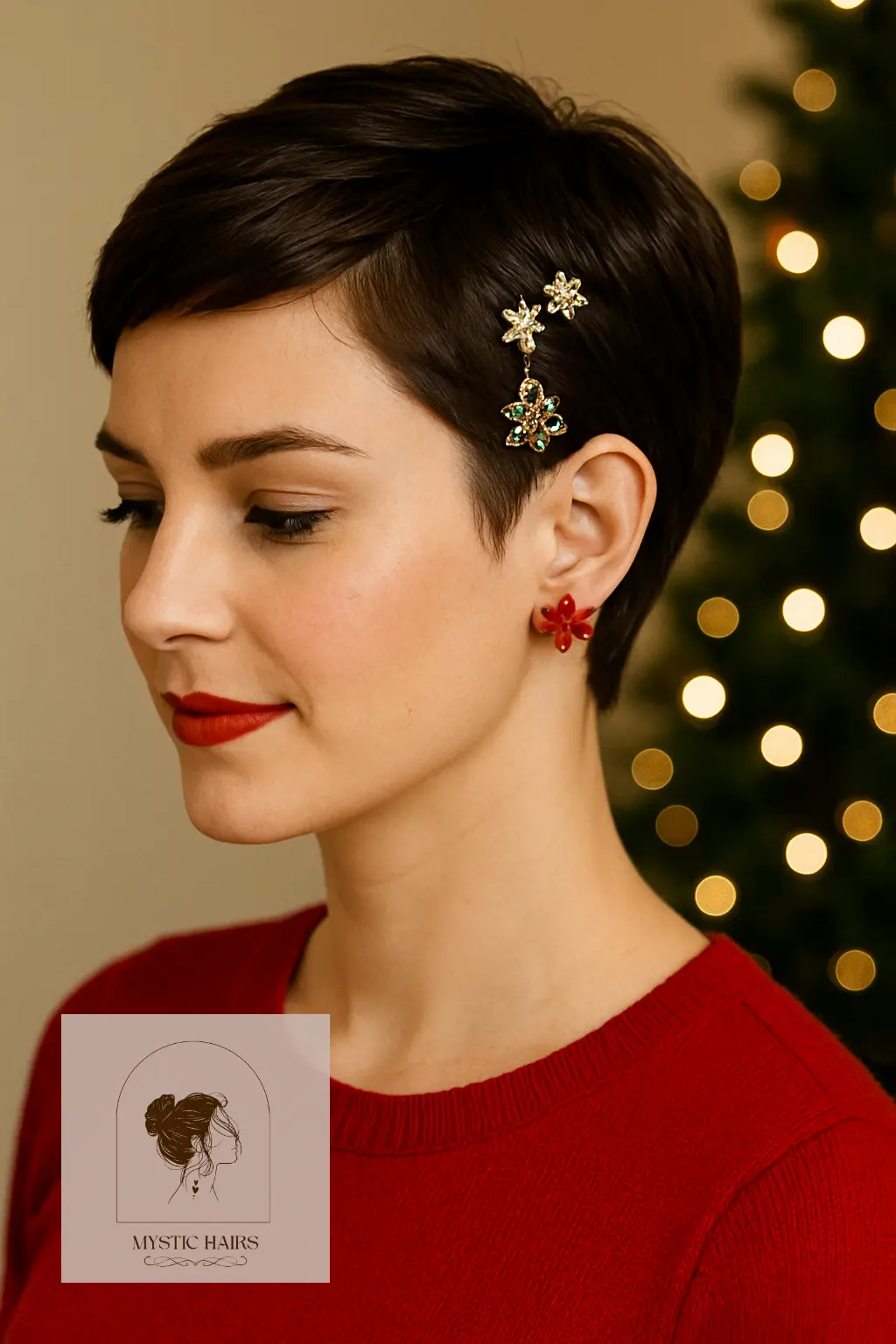 Polished Pixie with Side Cuff Clips