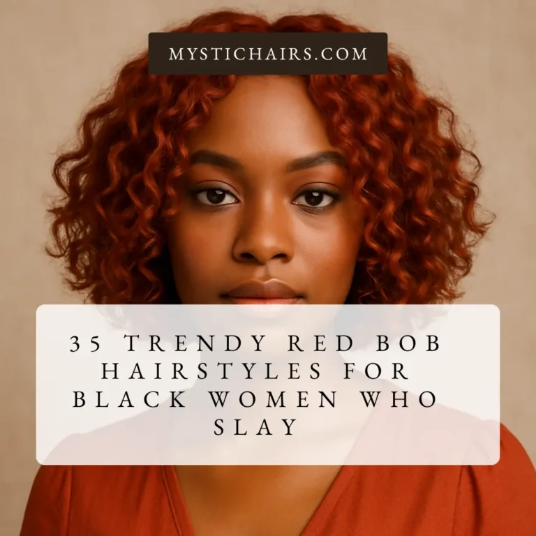 Red Bob Hairstyles for Black Women