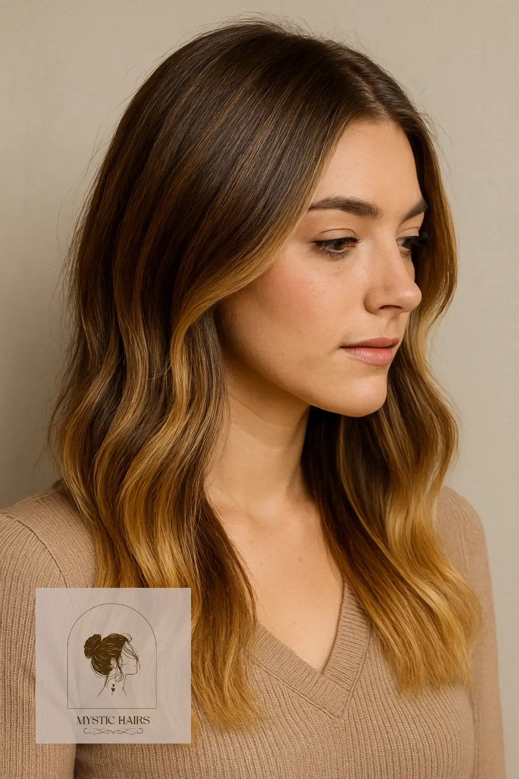 Reverse Balayage with Light Ends