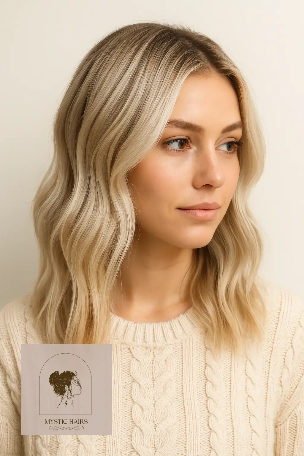 Rooted Snow Blonde