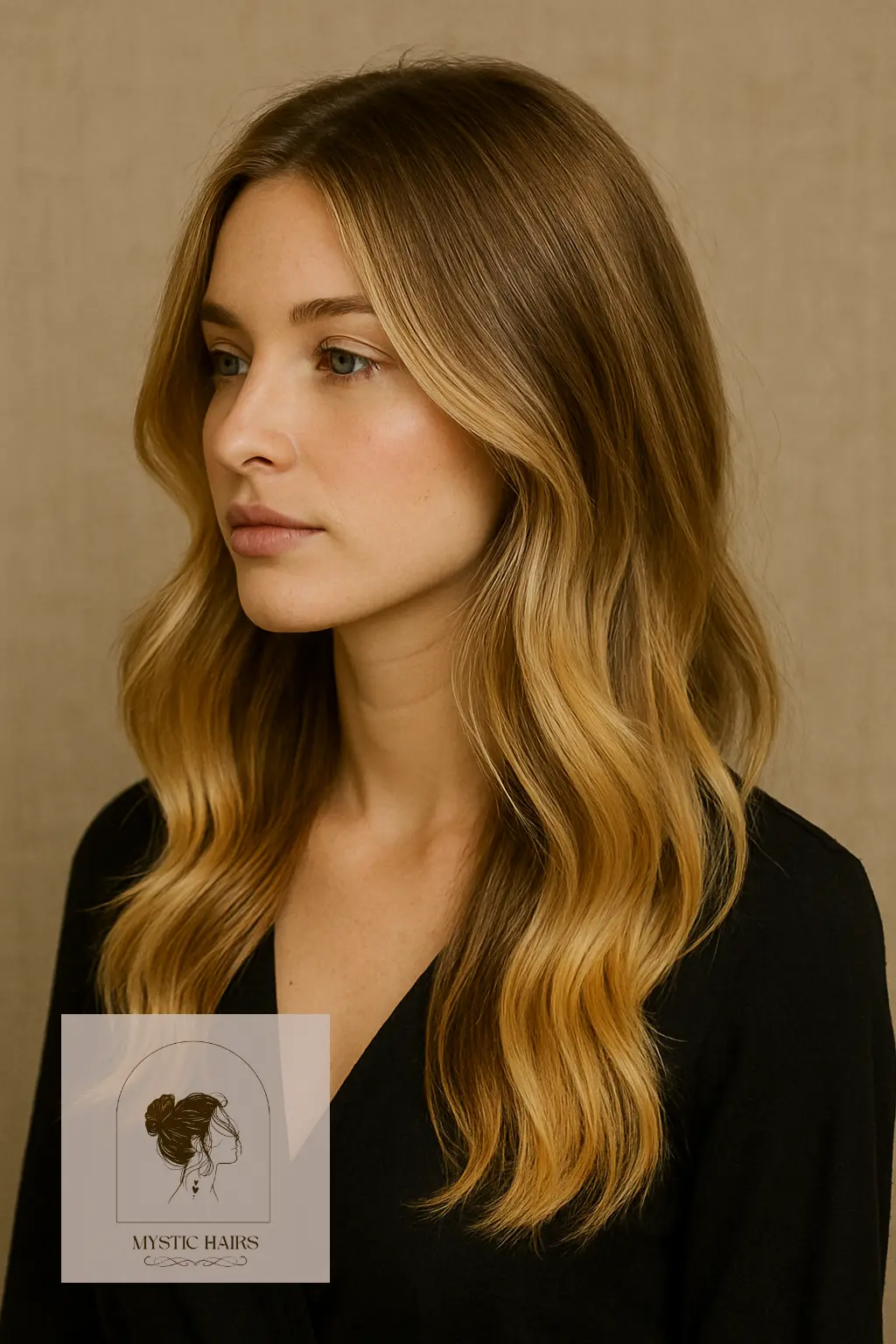 Sandy Blonde Sun-Kissed Ends