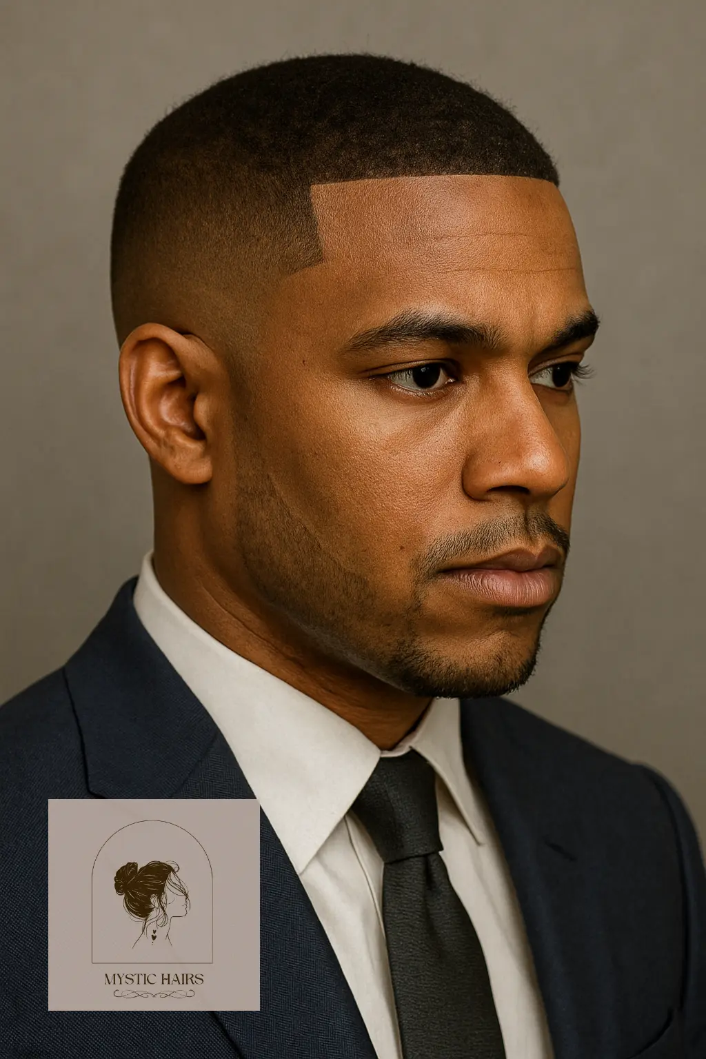 Sculpted Fade with Sharp Line-Up