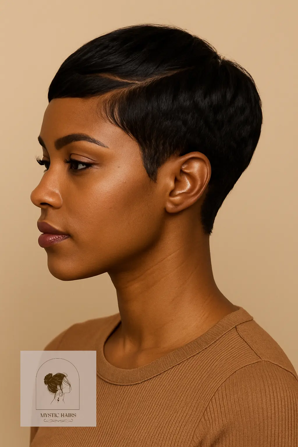 Sculpted Pixie with Curved Part