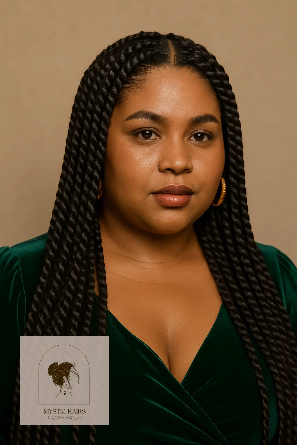 Senegalese Twists with Lasting Shine