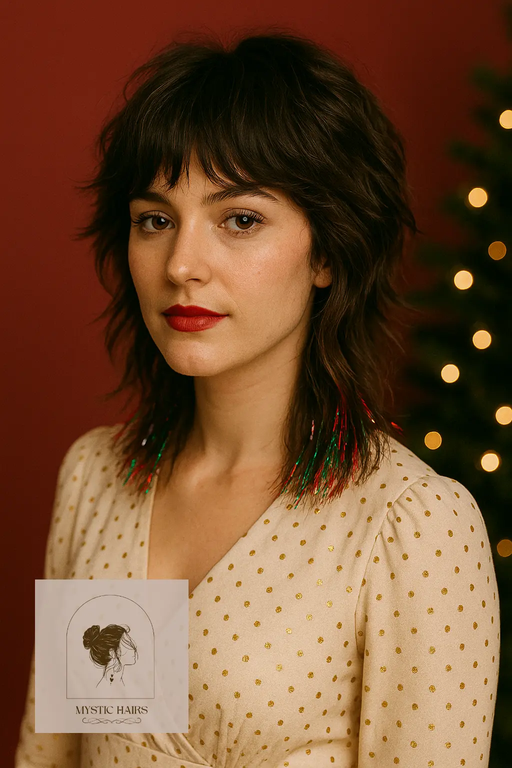 Shag Cut with Tinsel Tips