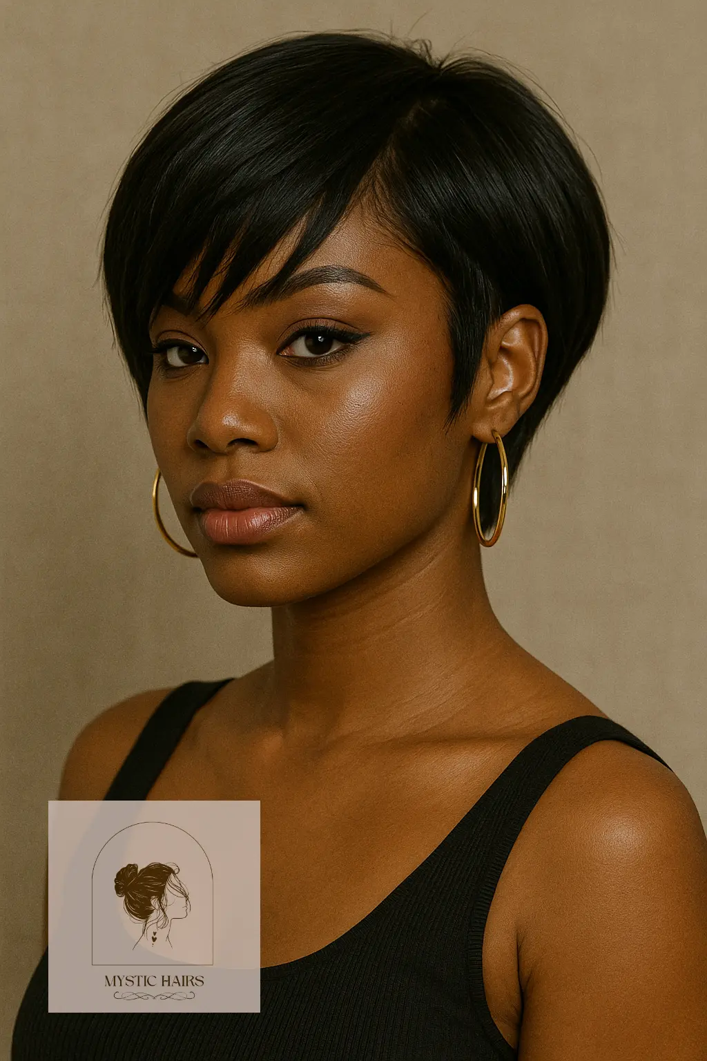 Sharp Pixie Bob with Edgy Bangs