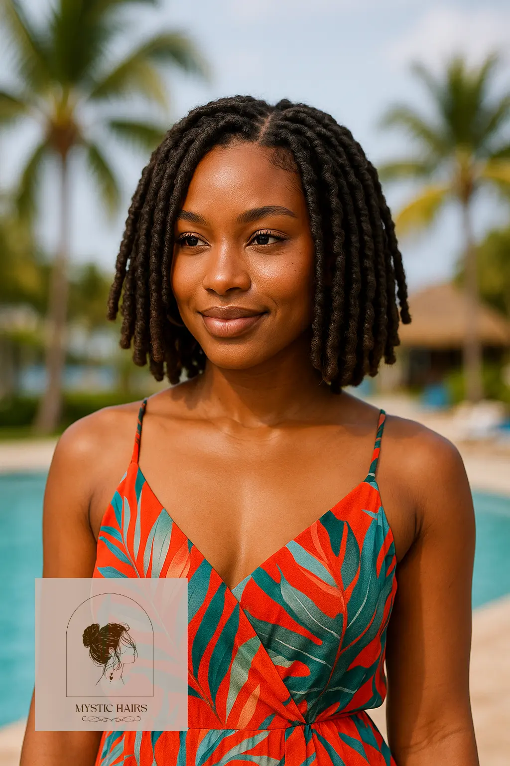 Shoulder-Length Faux Loc Bob