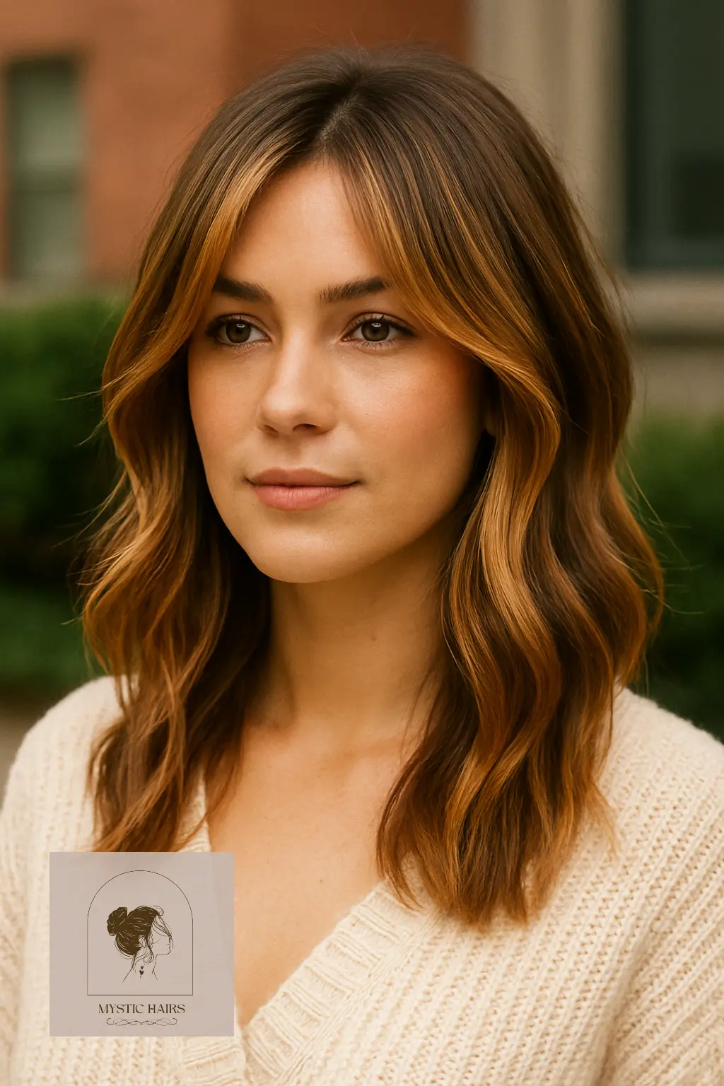 Shoulder Length Waves with Face Framing Glow