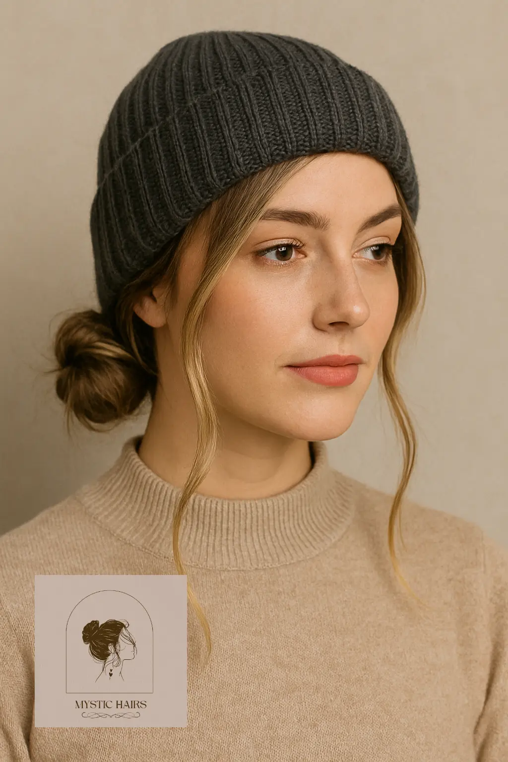 Side Bun with Face-Framing Pieces