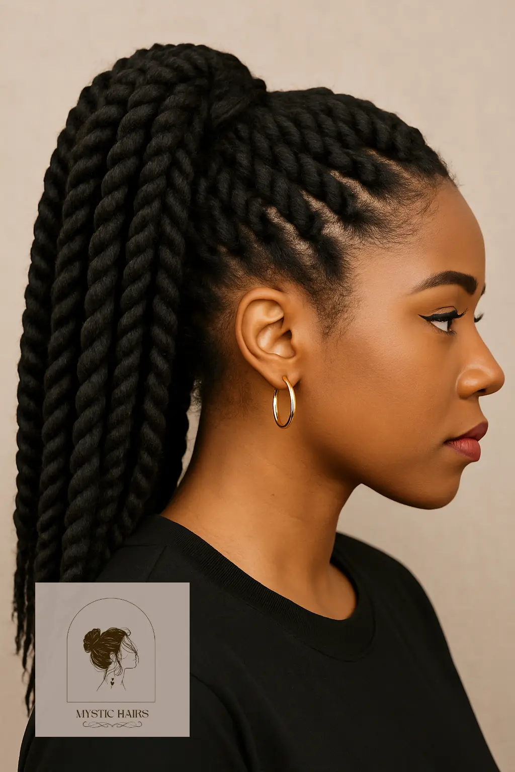 Side Bun with Sleek Edges