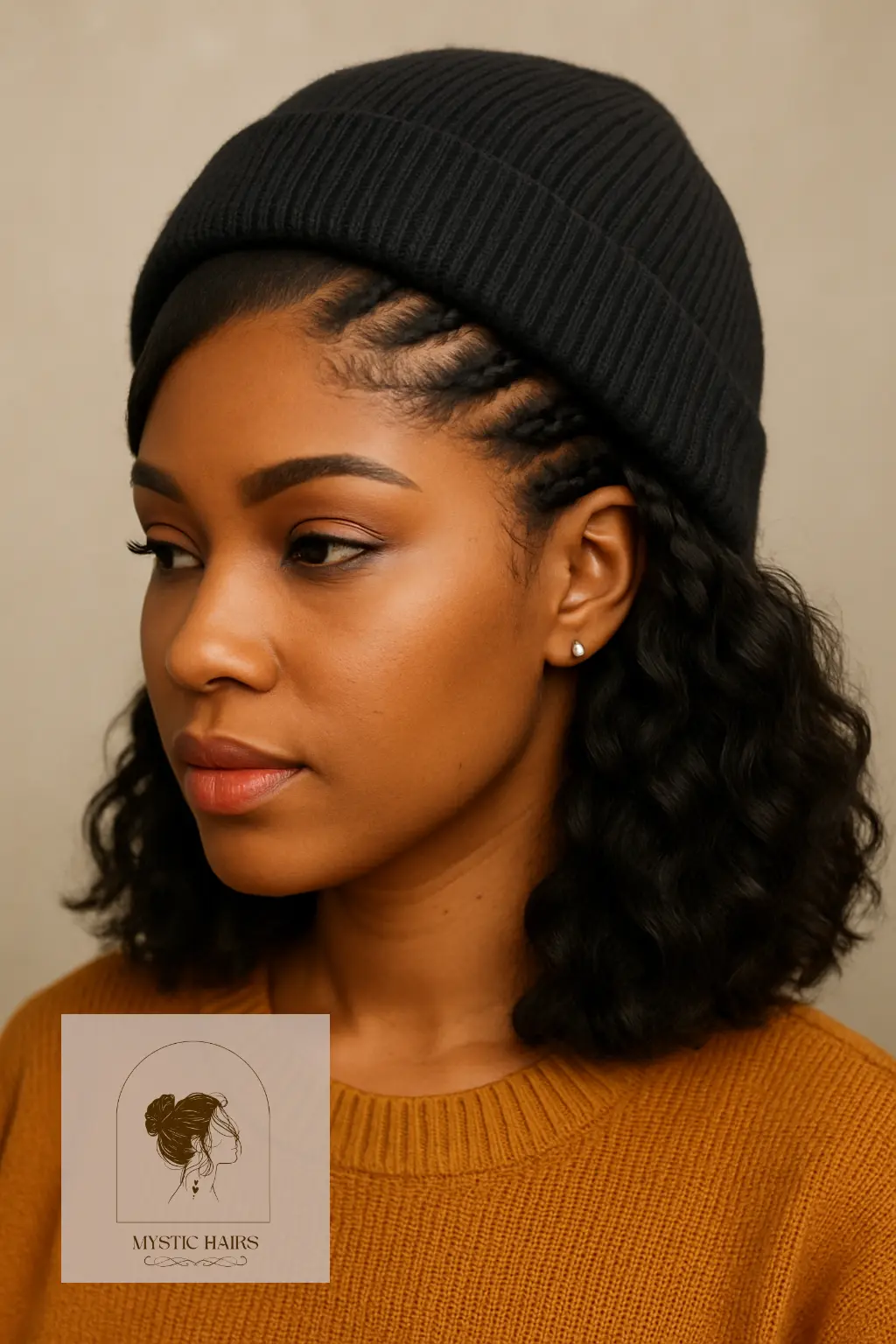 Side-Part Flat Twists