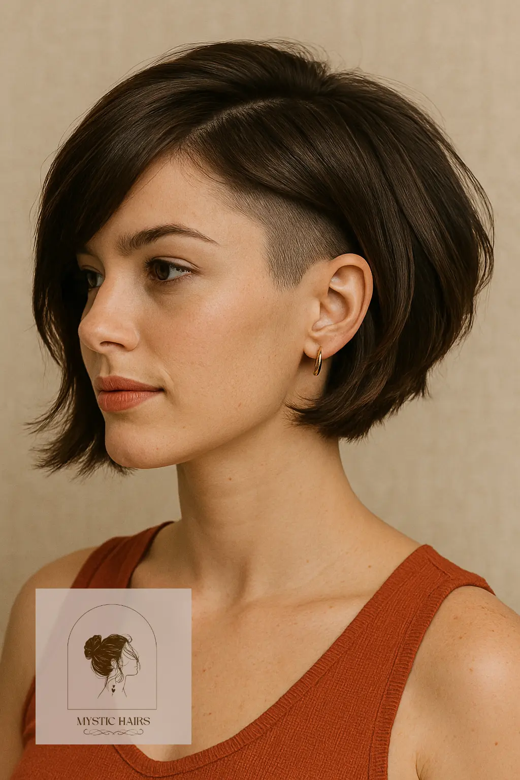 Side-Shaved Stacked Bob