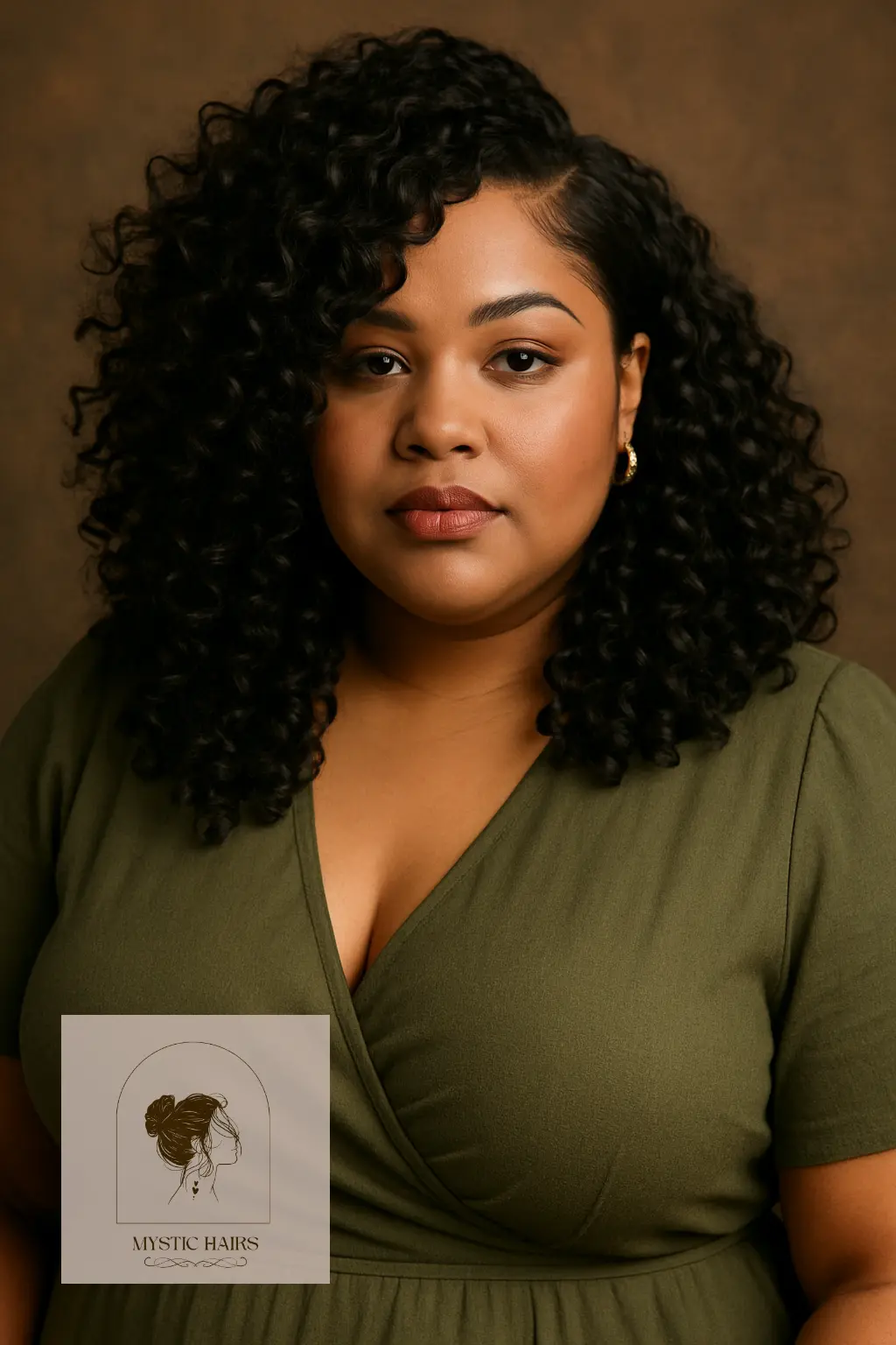 Side-Swept Curls With Volume