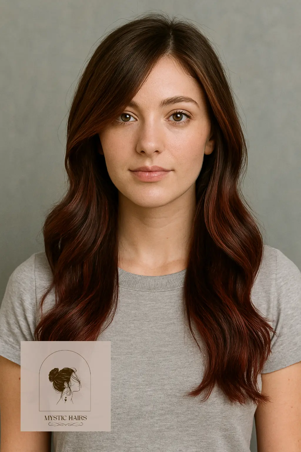 Side-Swept Layers with Cola Shine