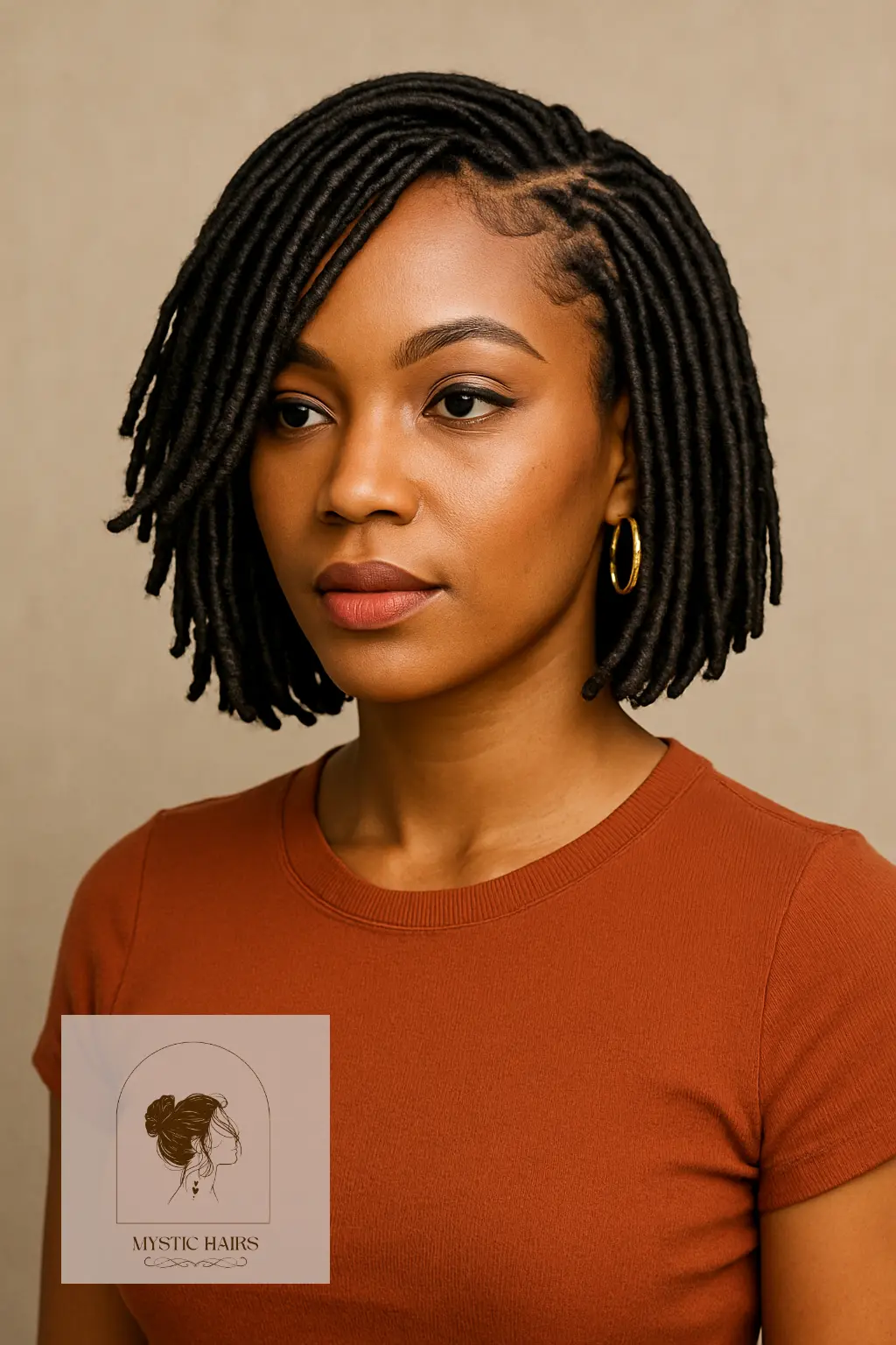 Side-Swept Loc Bob