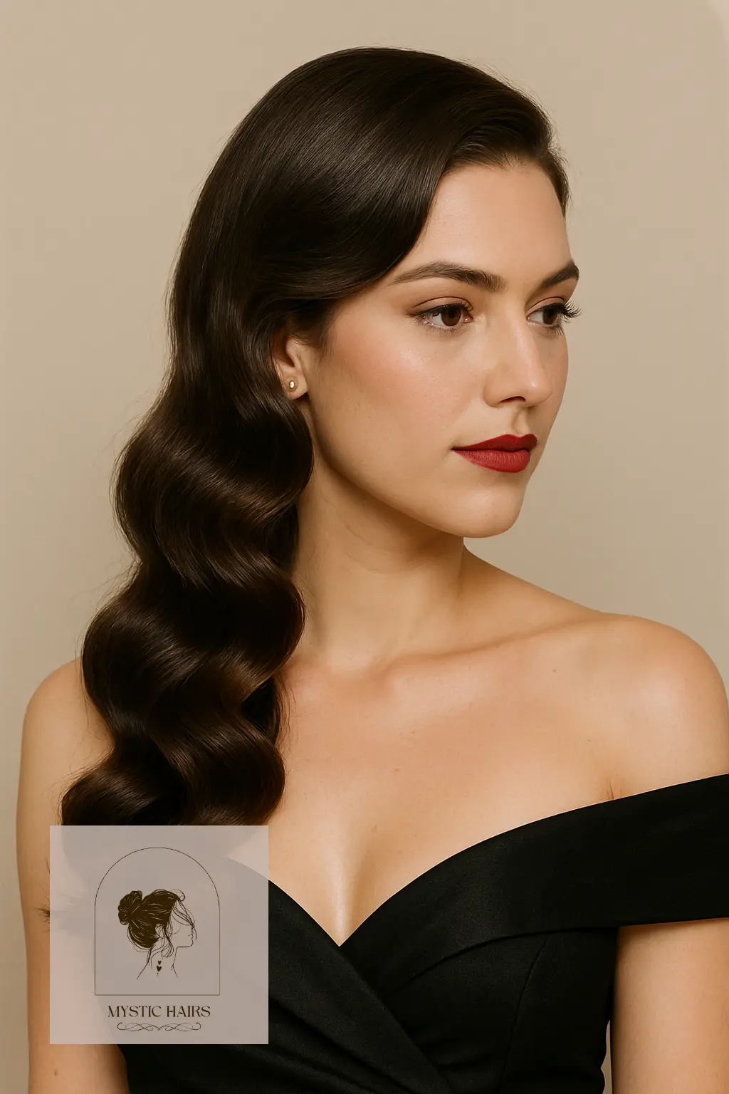Side-Swept Old Hollywood Style