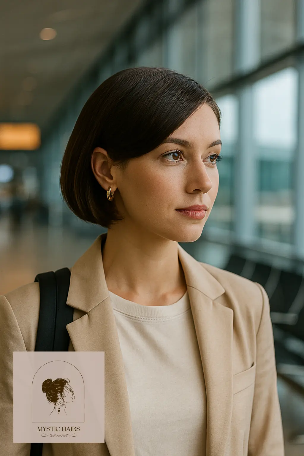 Side-Swept Straight Bob