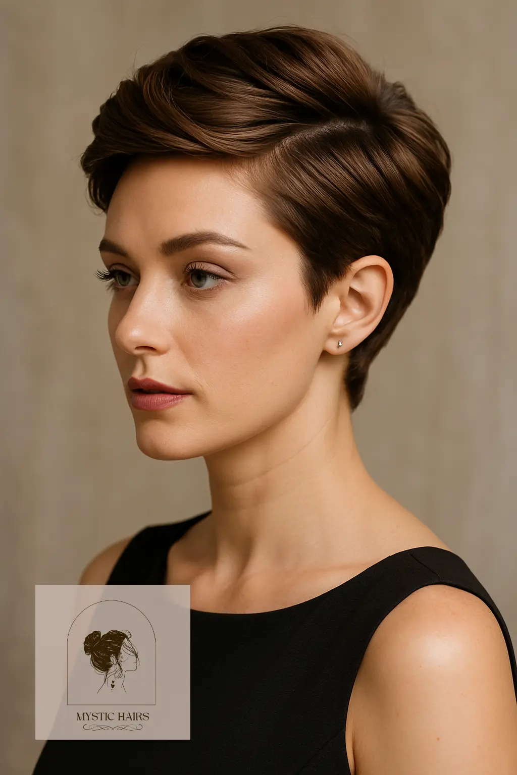 Side-Twisted Pixie with Volume