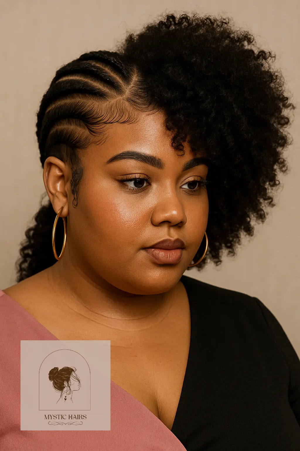 Side Twists Into Curly Fro