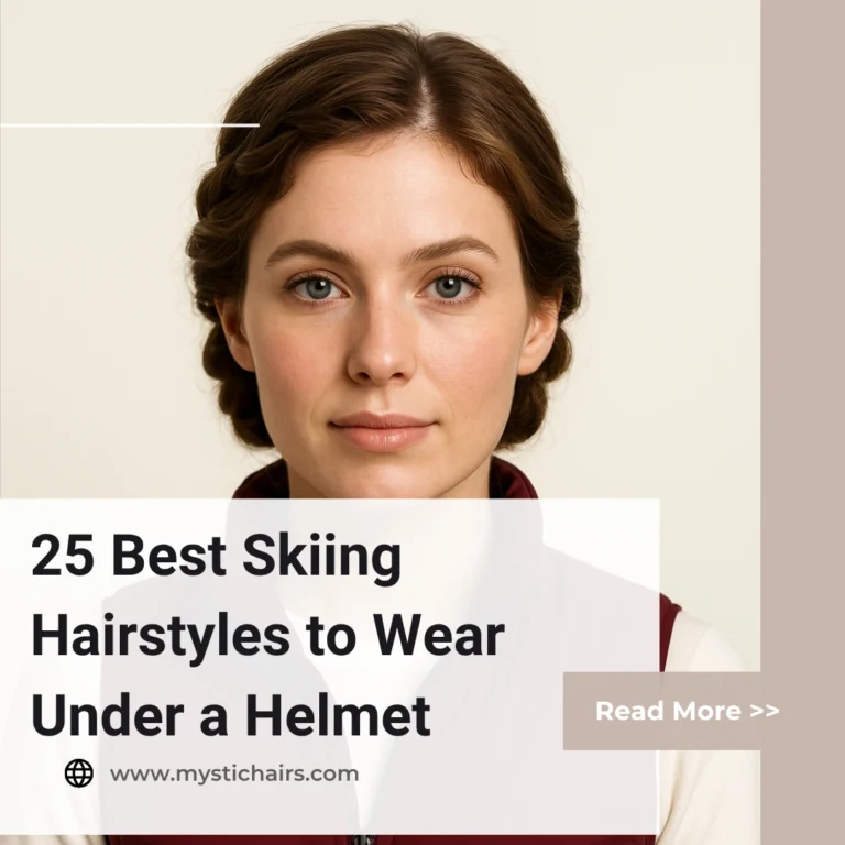 Skiing Hairstyles to Wear Under a Helmet