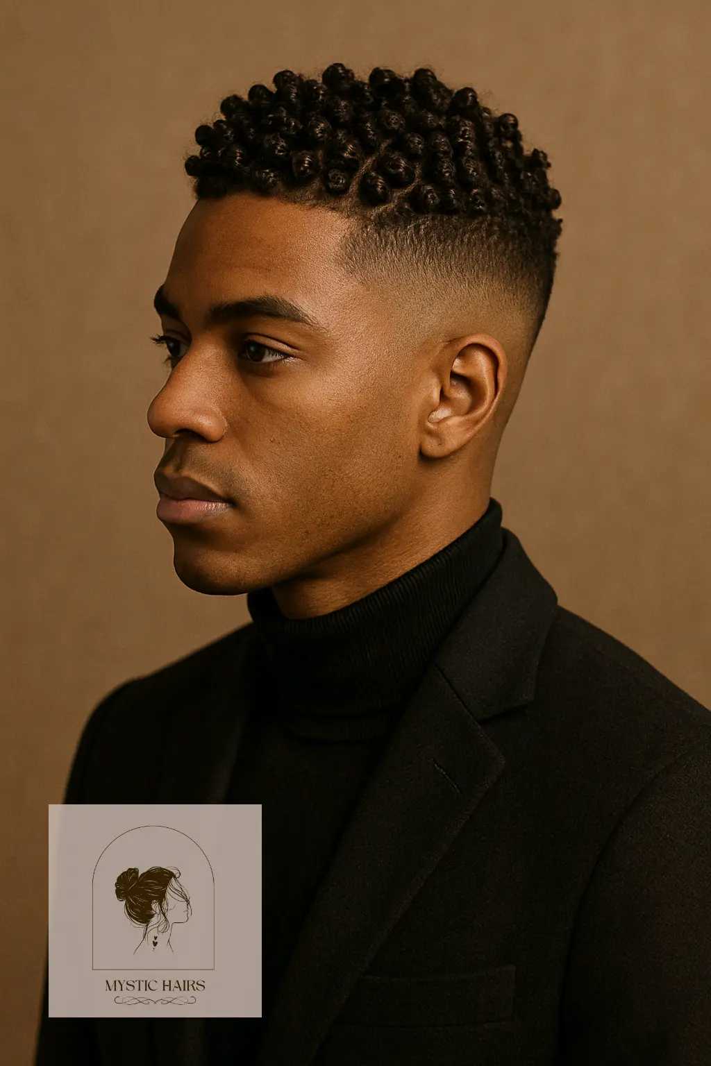 Skin Fade with Finger Coils