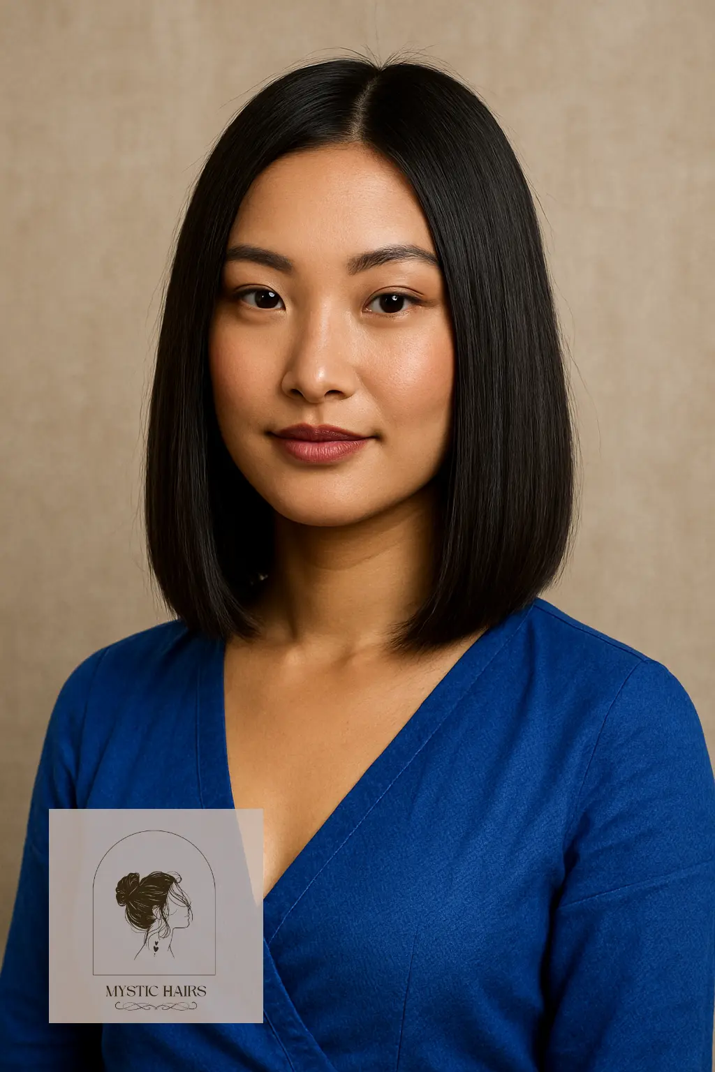Sleek Lob With No Layers