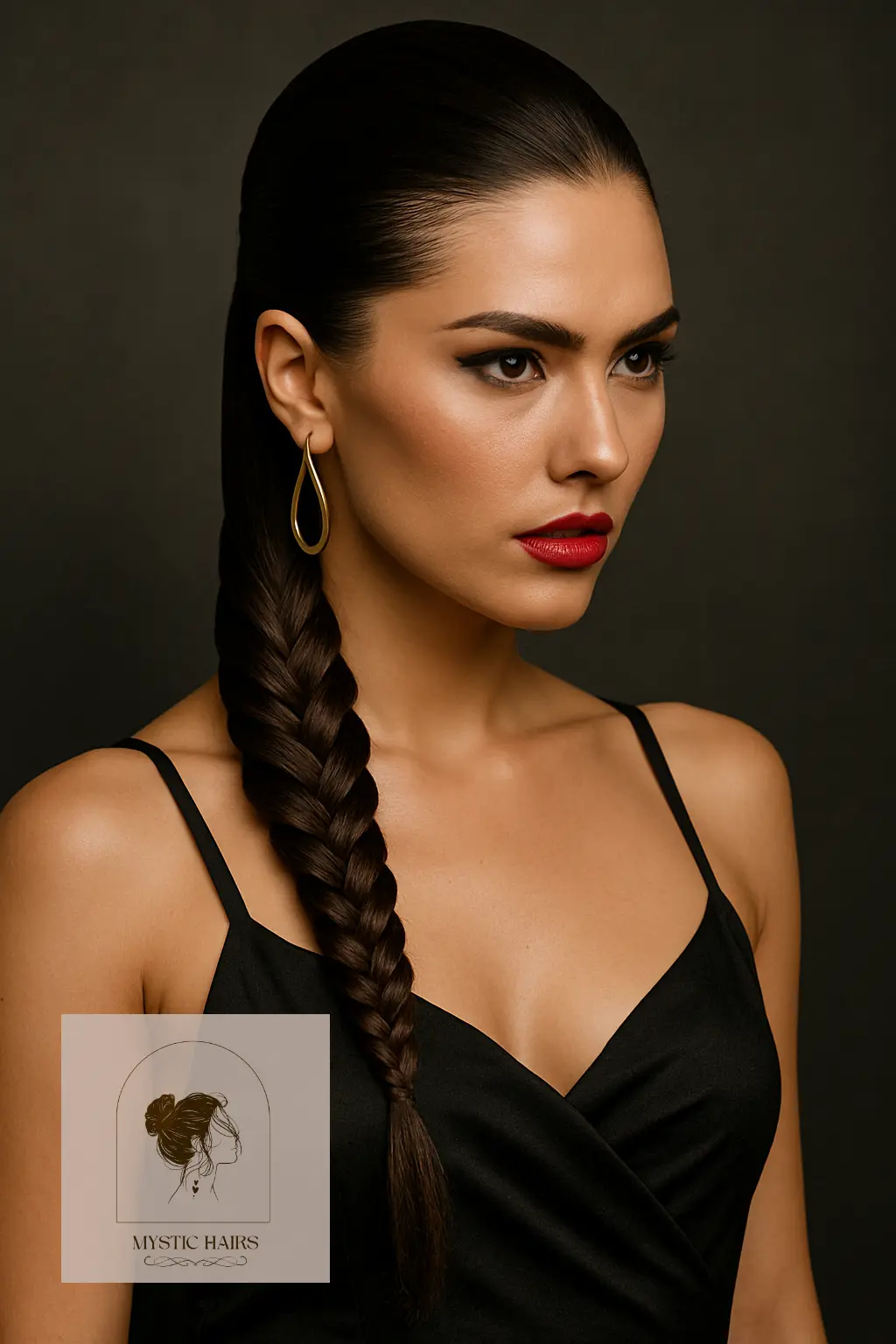 Sleek Top with Fishtail Drop