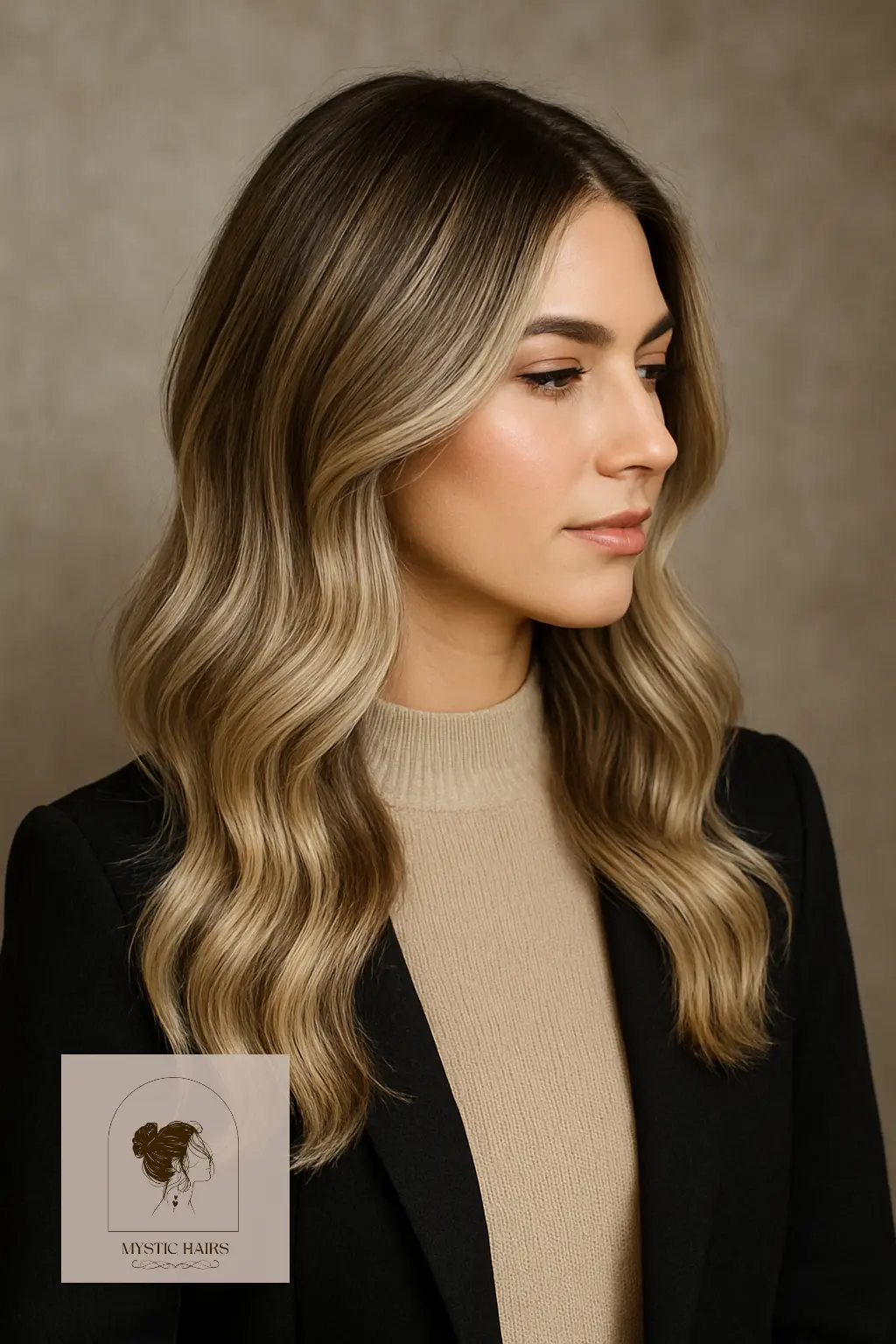 Soft Ash Blonde Gradient Look