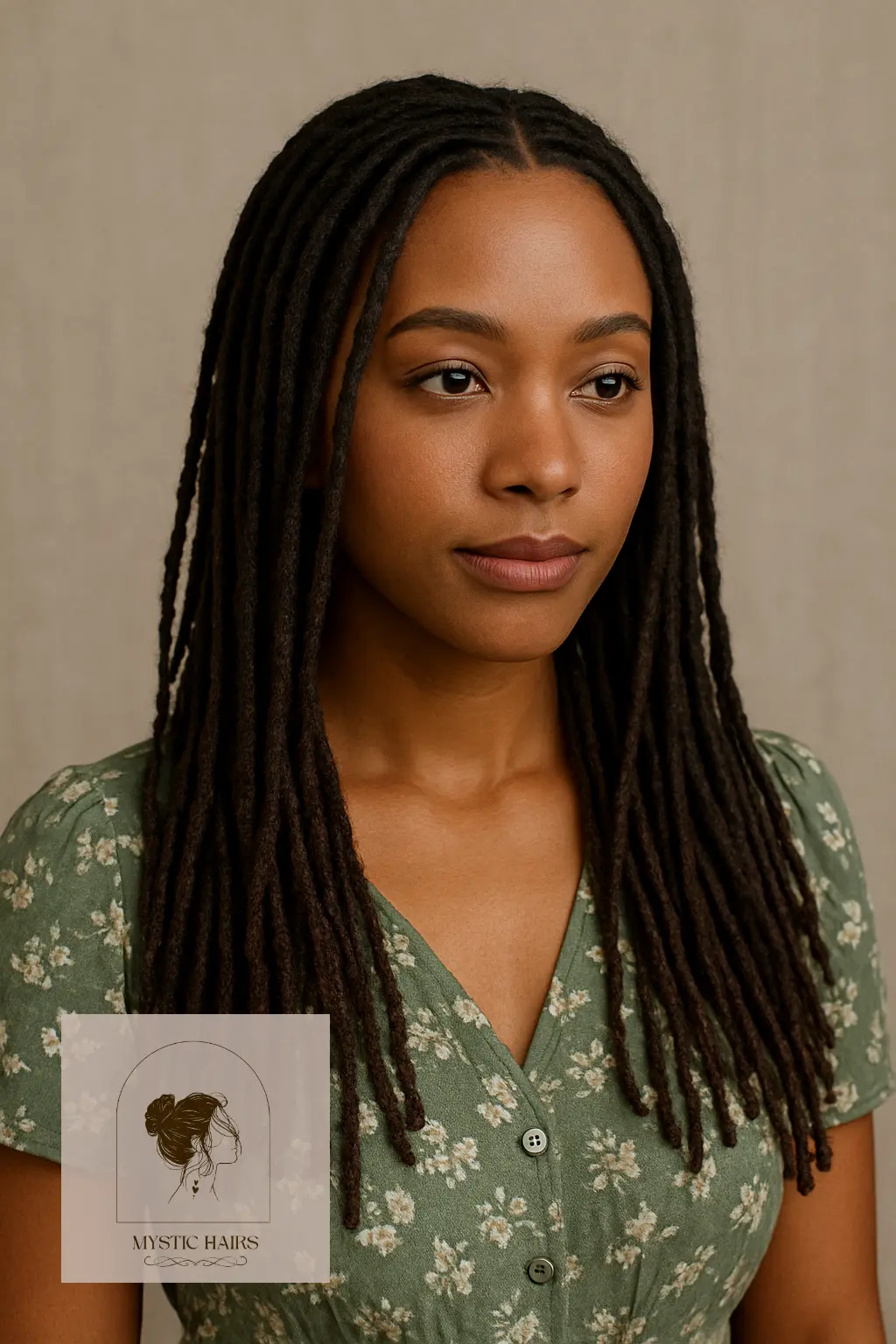 Soft Faux Locs With Lightweight Hair