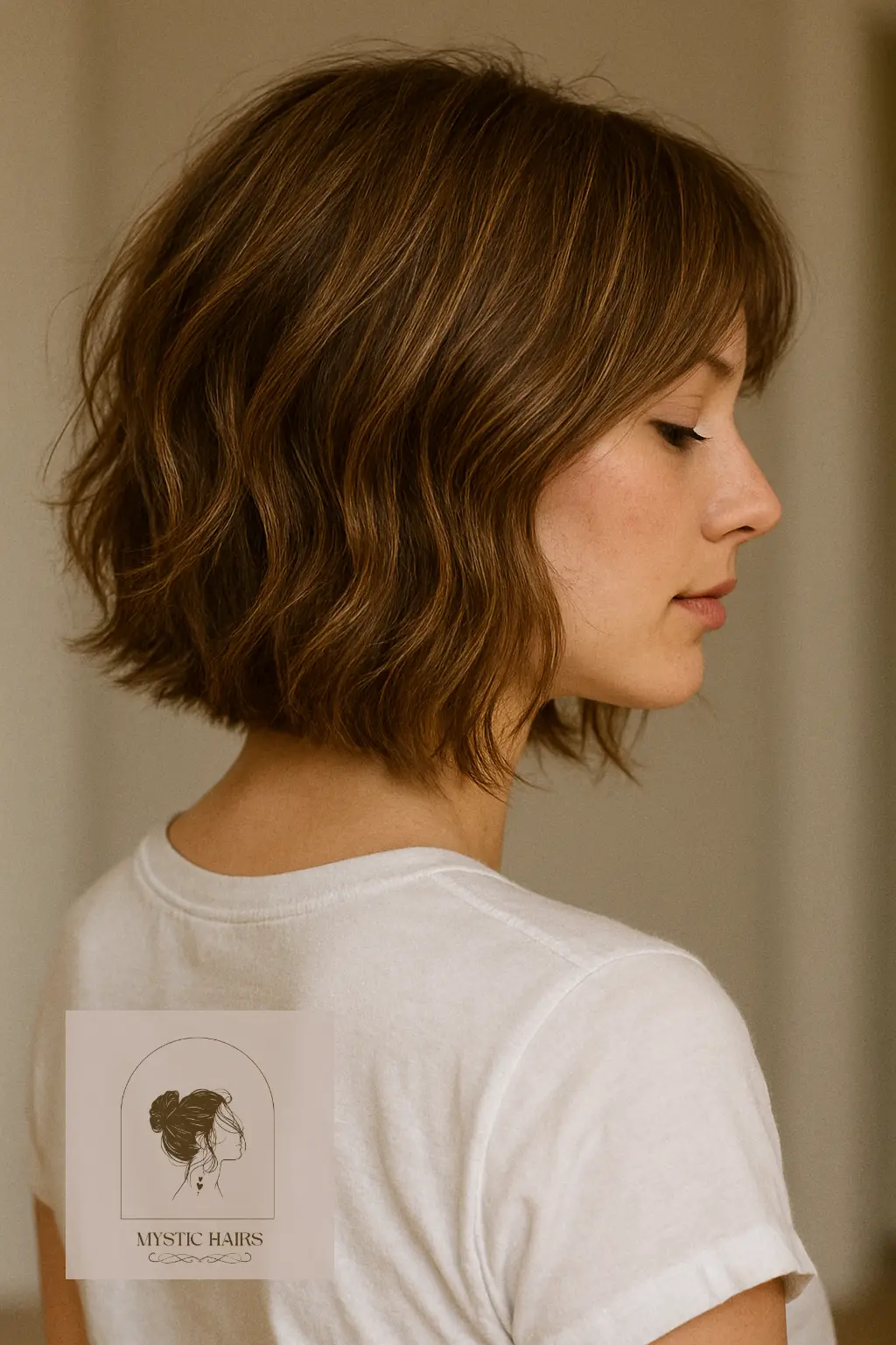 Soft Inverted Bob with Beachy Texture