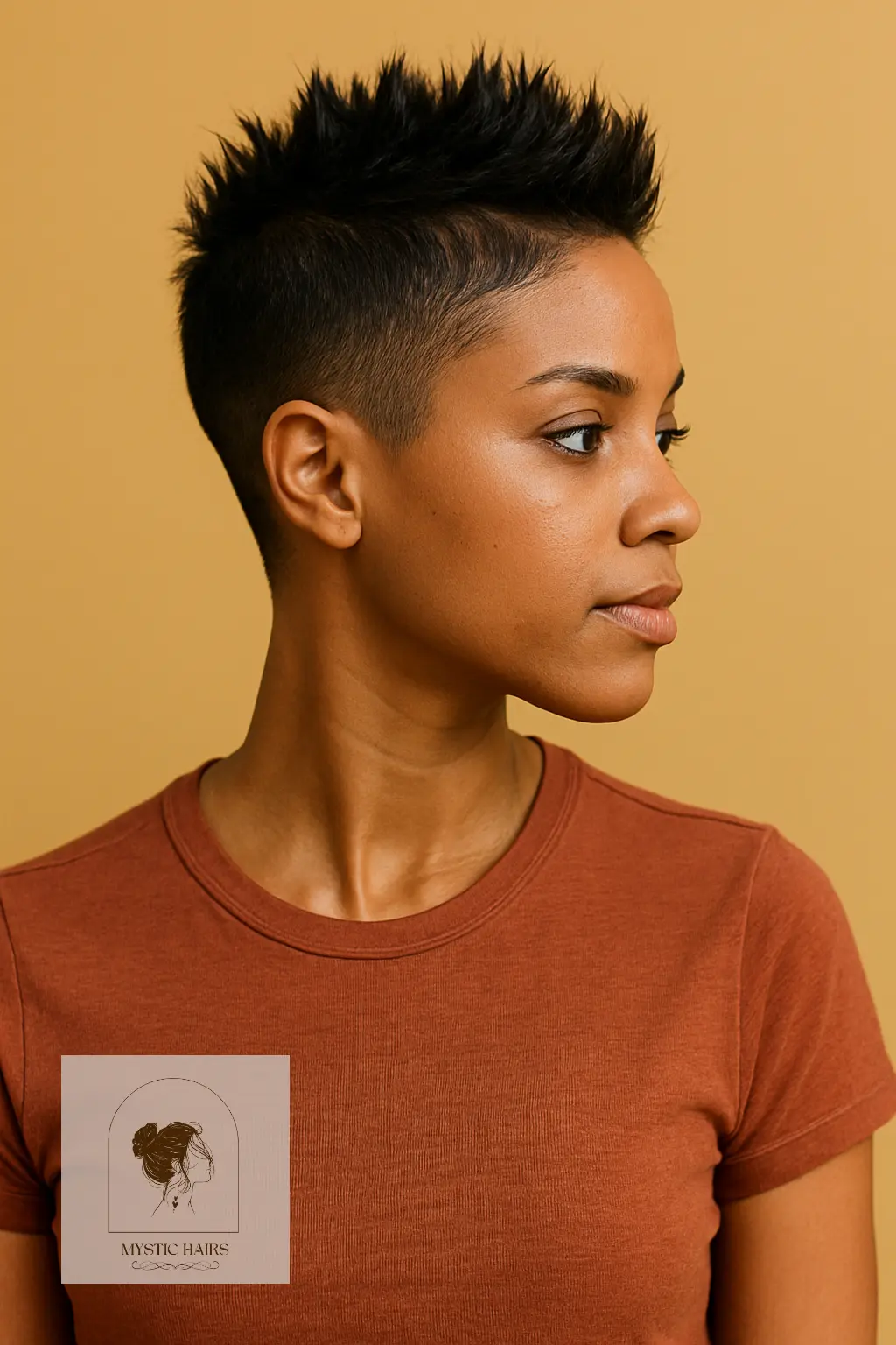 Spiked Pixie with Tapered Fade