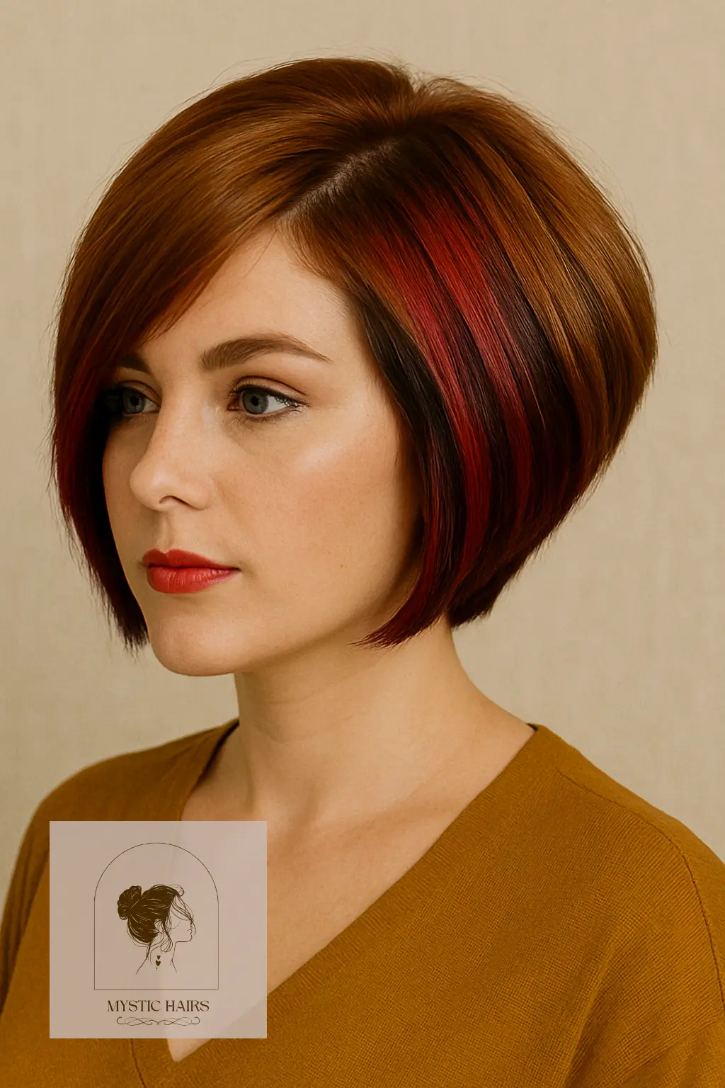 Stacked Bob with Bold Color Panels