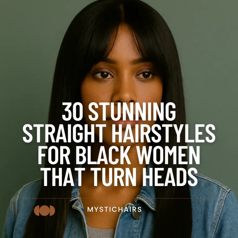 Straight Hairstyles for Black Women