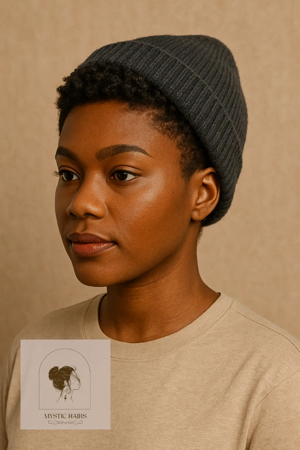 TWA Styled with Curl Sponge