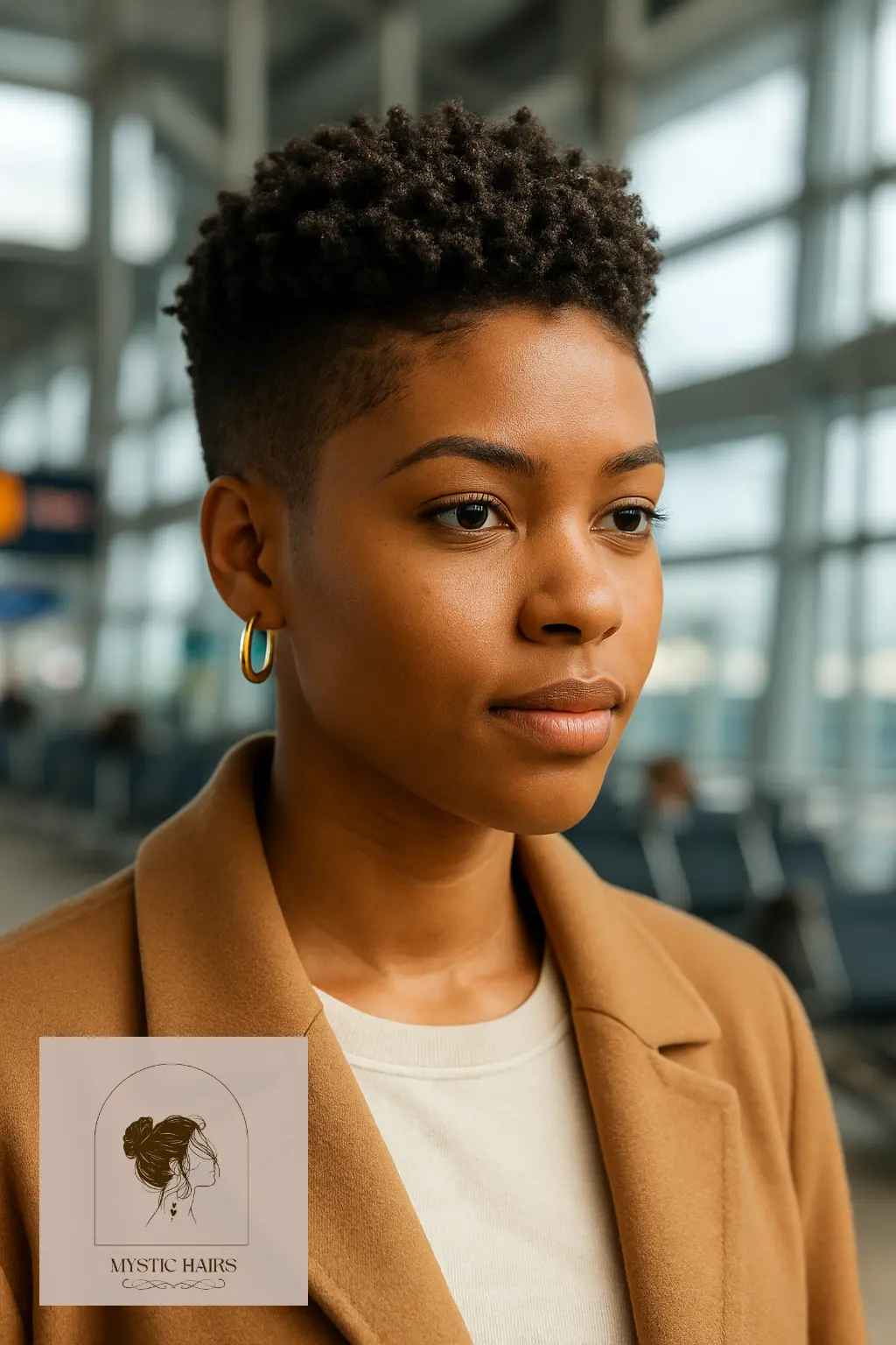 Tapered Cut with Curl Sponge Definition