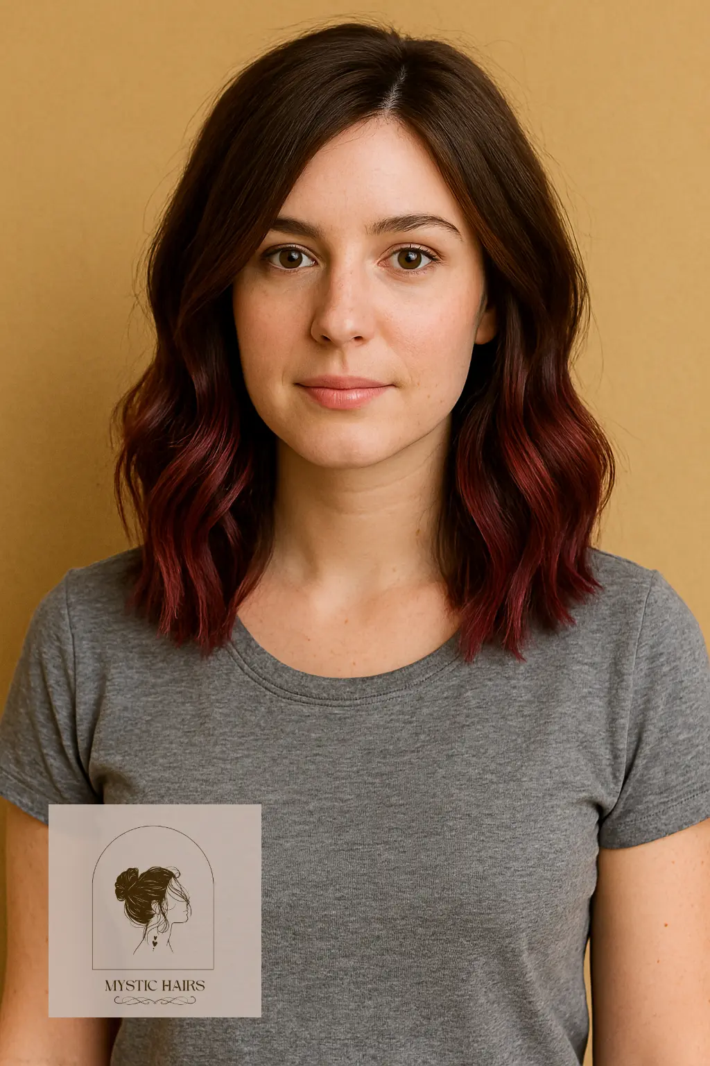 Textured Lob with Berry Tones