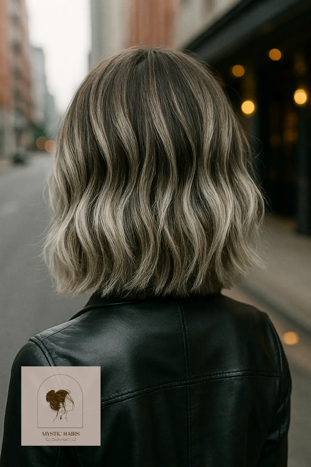 Textured Lob with Frosted Silver Layers