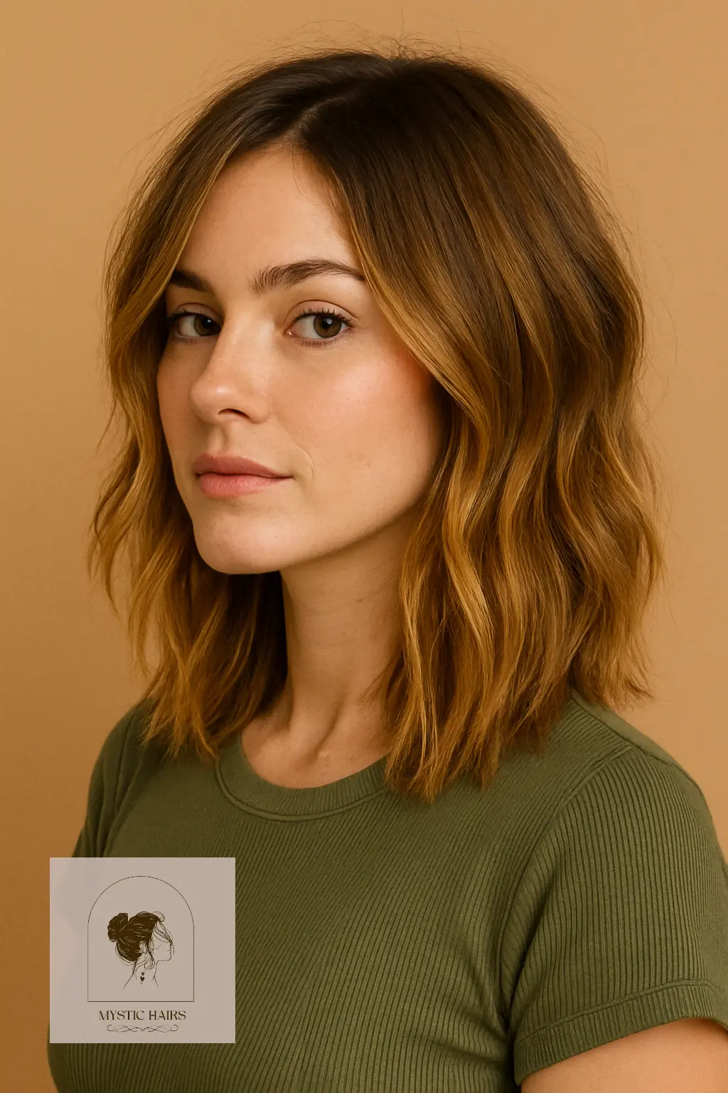 Textured Lob with Sun-Kissed Ends
